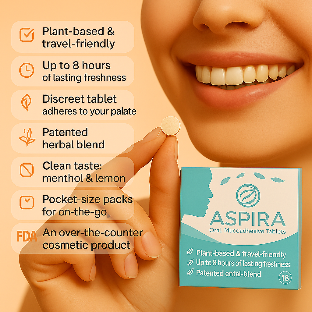 Aspira Breath Tablets - Get Rid of Bad Breath
