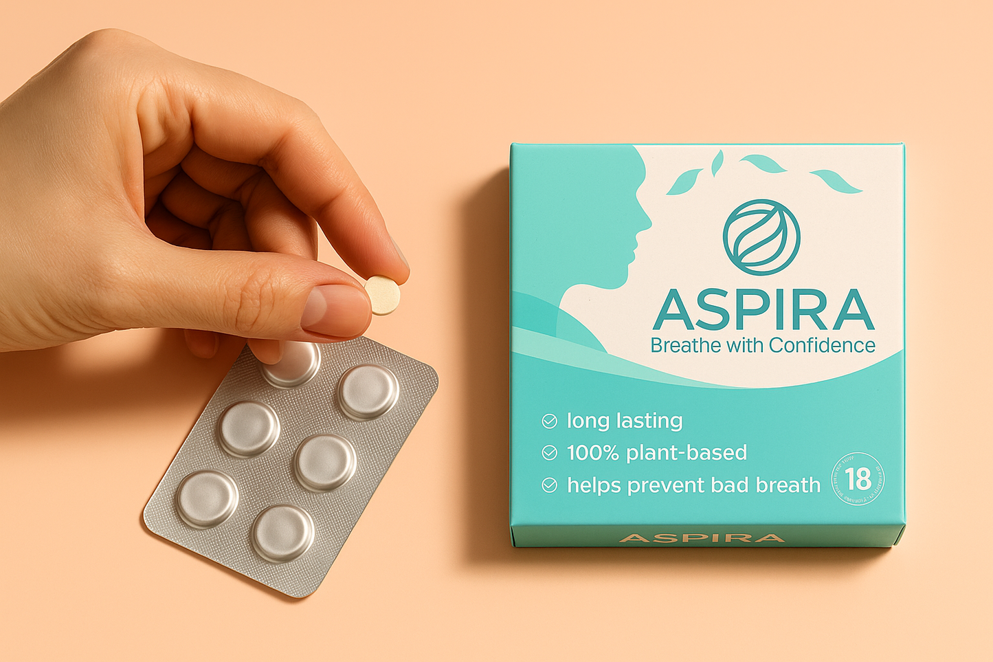 Aspira Breath Tablets - Get Rid of Bad Breath
